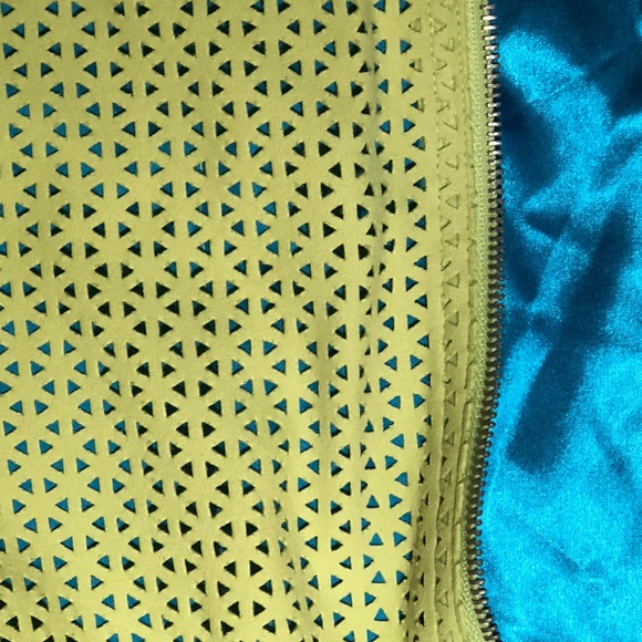 Kenneth Cole Perforated Suede Jacket - Picture 3 of 8